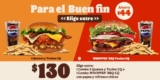 Buen Fin 2025 Burger King: 30% de descuento en Combos participantes