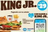 Promo Burger King Mercado Pago: combo King Jr. a $29