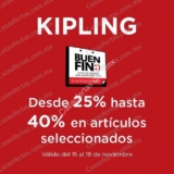 Kipling Buen Fin 2019: del 25% al 40% de descuento en artículos seleccionados