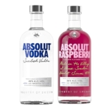Combo Absolut con vodka original + vodka Raspberry bajan a un gran precio