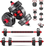 Kit de pesas y mancuernas para entrenamiento de fuerza baja a un gran precio