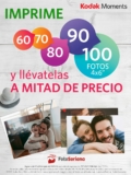 Imprime 60, 70, 80, 90 o 100 fotos 4×6″ a mitad de precio en Kioskos Kodak Soriana