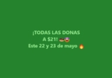 En Krispy Kreme todas las donas a $21 hoy y mañana