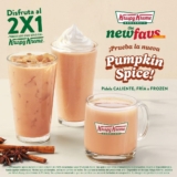 En Krispy Kreme 2×1 en bebidas Pumpkin Spice durante octubre