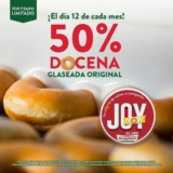 En Krispy Kreme docena glaseada original a mitad de precio y bebidas al 2×1 hoy 12 de abril