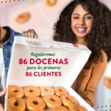 Krispy Kreme Hot Now 86 Aniversario: docena de donas GRATIS para los 86 primeros