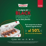 Krispy Kreme Black Friday 2020: Segundo a mitad de precio en docena de donas