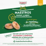Dona glaseada GRATIS para maestros y papás cortesía de Krispy Kreme hoy 27 de agosto