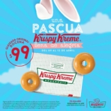 Promoción de Pascua Krispy Kreme: Docena glaseada a $99 del 9 al 12 de abril
