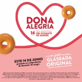 En Krispy Kreme dona GRATIS el 14 de junio si presentas un comprobante de donación de sangre