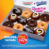 En Krispy Kreme docena variada a $279 hoy y mañana