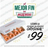 Promociones Krispy Kreme Buen Fin 2017: docena glaseada a $99