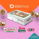 Promoción Krispy Kreme: 2×1 en Krispy Bites al pedir por Didi Food