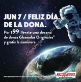 Promoción Krispy Kreme Día de la Dona 2019: docena + 1 dona de glaseadas originales por $99 este 7 de junio