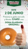Dona glaseada GRATIS en Krispy Kreme si votas el 2 de junio