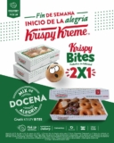 Fin de semana de alegría Krispy Kreme: 2×1 en Krispy Bites o Krispy Bites gratis en la compra de una docena mix de alegría