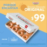 En Krispy Kreme docena glaseada a $99 este fin de semana de puente