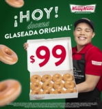 En Krispy Kreme Docena Glaseada original a $99 este fin del 11 al 13 de junio