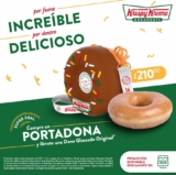 Nuevo portadonas Krispy Kreme con dona de regalo