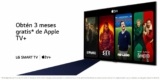 3 meses gratis de Apple TV+ si tienes una Smart TV LG modelo reciente
