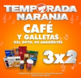 Temporada Naranja 2023: 3×2 en café y galletas