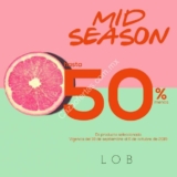 Rebajas Mid Season LOB: Hasta 50% de descuento