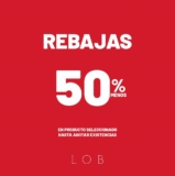 Rebajas LOB 2019-2020: Hasta 50% de descuento