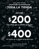 En tiendas LOB recibe cupones de hasta $400 con tus compras