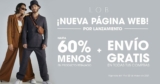 Promoción LOB nueva página web: Hasta 60% menos en productos rebajados + envío gratis