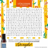 Dinámica L’Occitane: Mini bruma de almohada de regalo si resuelves una sopa de letras