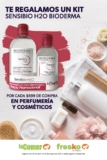 En La Comer compra $699 en perfumería y cosméticos y llévate de regalo un kit Sensibio H2O Bioderma