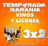 Temporada Naranja 2023: 3×2 en todos los vinos y licores