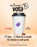 Café GRATIS en La Comer este 2 de junio si muestras que votaste