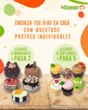 Promoción La Comer Día de las Madres: 3×2 en mini pasteles y 6×5 en cupcakes