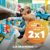 2×1 en juguetes seleccionados en La Marina
