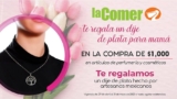 Promoción Día de las Madres La Comer: dije de plata Gratis en la compra de $1,000 en perfumería y cosméticos