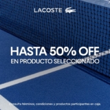 Rebajas Lacoste: Hasta 50% de descuento
