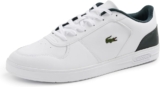Tenis deportivos de piel para hombre Lacoste T-Base baja a un excelente precio