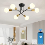Lámpara de techo con 6 luces y control por Wifi baja a su menor precio