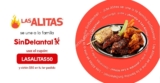 Código Sin Delantal Las Alitas de $50 de descuento en tu primer pedido en Las Alitas