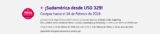 Mega Promo Latam febrero 2019: Vuelos a sudamérica con descuento