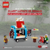 Set LEGO Coffee Cart de regalo en compras desde $1,499 en la LEGO Store