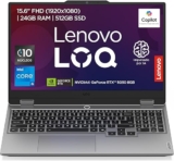 Oferta flash: Laptop gamer Lenovo LOQ de 15.6 pulgadas, Core i5, 24 GB de RAM, 512 GB de SSD y tarjeta Nvidia GeForce RTX 5050 a un gran precio + 24 meses sin intereses