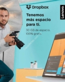 Promoción Lenovo Dropbox: Obtén 30GB de almacenamiento gratis si tienes una computadora Lenovo participante