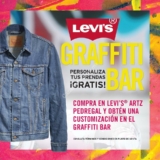 Promoción Levi’s Graffiti Bar Artz Pedregal: Personaliza tu prenda gratis hoy 4 de octubre
