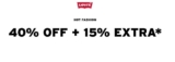 Levi’s Hot Fashion 2025: Hasta 40% de descuento + 15% adicional con cupón