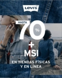 Segundas Rebajas Levis: Hasta 70% de descuento en tiendas físicas y online