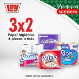 3×2 en papel higiénico en Casa Ley