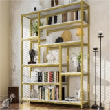 Librero estante organizador de 8 niveles en color dorado baja a un excelente precio