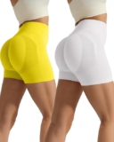 Juego de 2 Shorts licras deportivas para mujer bajan a un excelente precio